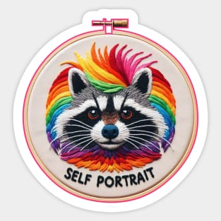 A Most Fabulous Trash Panda Sticker